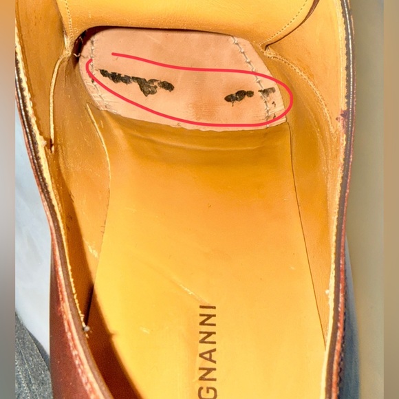 Magnanni Reko Medallion Toe Derby Shoes Brown Leather 11.5M Made in Spain-20420 - Picture 16 of 16